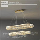 Axyaa Crystal Ceiling Pendant Chandelier for Luxe Living Room Decor