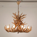 Axyaa Antler Resin Deer Horn Pendant Chandelier - Home Decor Lamp