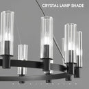 Axyaa Crystal Chandelier Pendant Lights LED Indoor Luxury Lighting Fixtures