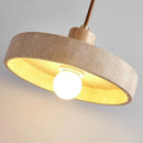 Axyaa Wabi Sabi Yellow Travertine Pendant Light - Nordic Retro Design