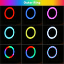 Axyaa RGBW LED Par Lights for Party Concert Wedding Theater Stage Effects