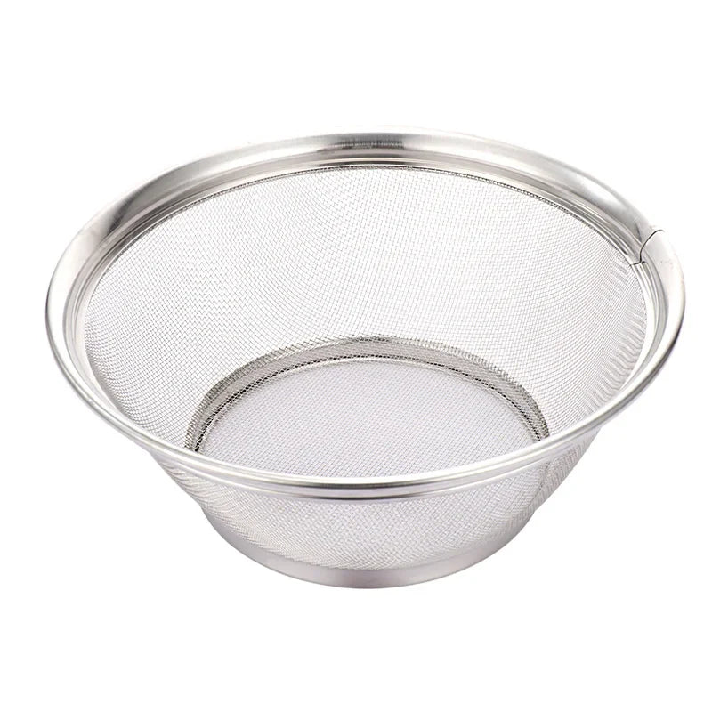 Axyaa Stainless Steel Kitchen Colander and Basket Tub for Cooking and Washing