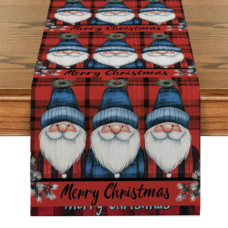 Axyaa Christmas Fir Berry Table Runner