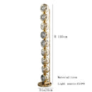 Axyaa Metal Ball Floor Lamp Black Standard Modern Minimalist Living Room Light