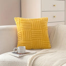 Axyaa Striped Knit Throw Pillow Covers 18x18Inch for Living Room Decor
