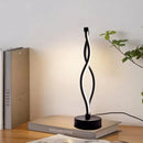 Axyaa Minimalist Nordic Art LED Desk Lamp for Bedroom, Adjustable Creative Atmosphere Lighting