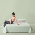 Axyaa Cool Ice Cream Quilt - Single/Double Bed - Summer Silk & Nylon - Solid Color