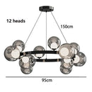 Axyaa Modern LED Pendant Light Chandeliers for Home Decor & Indoor Lighting