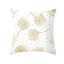 Axyaa Gold Plant Polyester Pillow Case for Home Decor