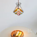 Axyaa Glass Hanging Lights Kitchen Dining Room Modern Nordic LED Pendant Light Fixtures