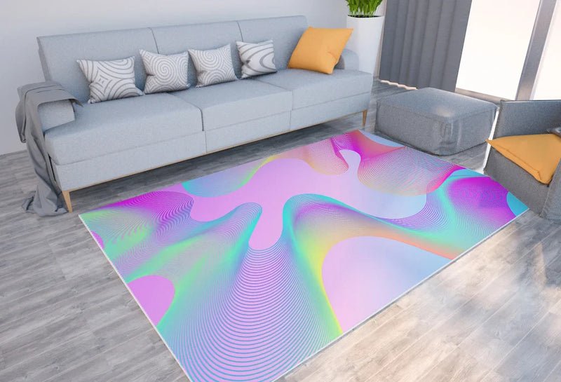 Axyaa Marble Texture Printed Carpet for Home Living Room and Bedroom Decoration