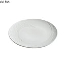 Axya Ceramic Dinner Plates - Elegant Round Tableware for Restaurant, Pasta, Sushi