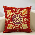 Axyaa Ethnic Style Linen Cushion Cover 45x45cm for Home Sofa Car Decoration