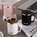 Axyaa 480ml Insulated Stainless Steel Coffee Mug with Lid & Handle