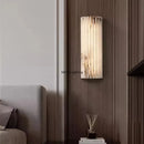Axyaa Marble LED Wall Lamp Nordic Design Bedside Reading Sconce Stone Art Decor