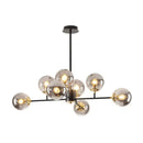 Axyaa Molecular LED Chandelier with Black Gold Iron Finish - 6/8/10 Ball Pendant Lighting