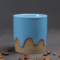 Axyaa Ceramic Glazed Latte Cups Vintage Style Drinking Mugs for Household.