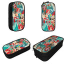 Axyaa Little Mermaid Pencil Case - Big Capacity Pen Holder Bag for School Supplies
