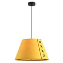 Axyaa Circular PET Acoustic Felt Pendant Light for Office, Restaurant, Cafe
