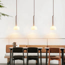 Axya LED Tube Chandelier for Bedroom, Restaurant, Bar - Cream Style Long Pendant Lamp