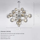 Axyaa Nordic Glass Bubble Chandelier for Bedroom and Dining Room Lighting