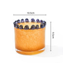 Axyaa Lace Glass Vase Candlestick Scented Pen Container Desktop Storage Flower Vase