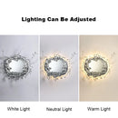 Axyaa Stainless Steel LED Water Drop Wall Lamp