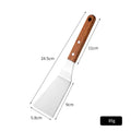 Axyaa Stainless Steel Wooden Handle Cooking Spatula Steak Pancake Frying Shovel