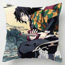 Axyaa Demon Slayer Kimetsu No Yaiba Pillowcase - Kamado Tanjirou Tomioka Giyuu Decor