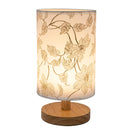 Axyaa Wooden Base LED Table Lamp - Nordic Style Bedside Lighting