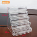 Acrylic Pen Holder Makeup Brush Display Organizer by Axyaa
