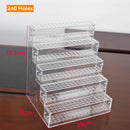Acrylic Pen Holder Makeup Brush Display Organizer by Axyaa