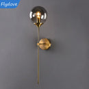 Axyaa Nordic Modern LED Wall Lamp Bedroom Living Room Gold Light Fixtures