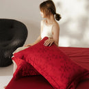 Axyaa Soft Jacquard 100% Cotton Pillowcase Set for Adults - 48x74cm