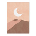 Axyaa Boho Mountain Desert Wall Art Canvas Painting Posters for Home Decor