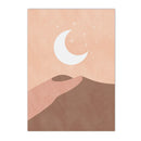 Axyaa Boho Mountain Desert Wall Art Canvas Painting Posters for Home Decor