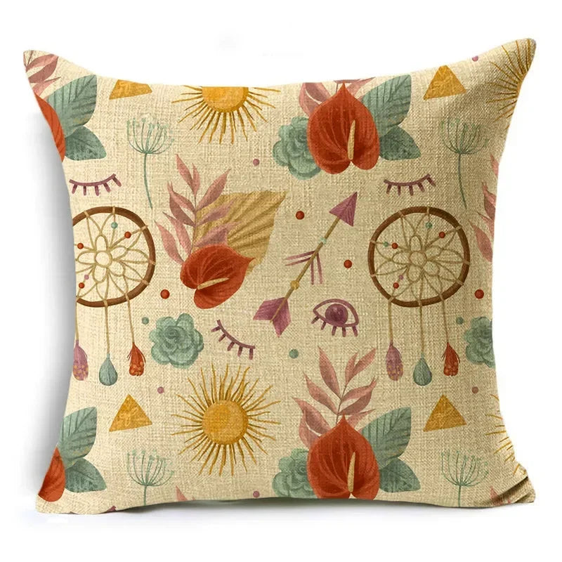 Axyaa Classic Printed Pillowcases 40*40cm/45*45cm/50*50cm Cushion Cover