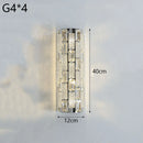 Axyaa Crystal Wall Lamp: Elegant LED Lighting for Luxury Living Room, Bedroom, Dining Room