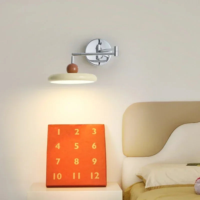 Axyaa Rocker Arm LED Wall Lamp for Living Room Bedroom Study Decor