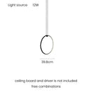 Axyaa Minimalist Line Chandeliers: Elegant LED Pendant Lighting with Magnetic Suction Connection