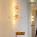 Axyaa Luxury Glass Ball Wall Lights - Colorful LED G4 Lamps