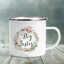 Axyaa Glass Coffee Mug Vintage Creative Design Sister Brother Sibling Breakfast Cup