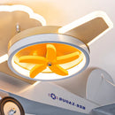 Axyaa Kids Airplane LED Chandelier: Modern Nordic Style, Creative Cartoon Shape, Children's Bedroom Decor