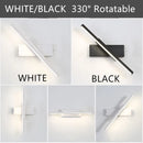 Axyaa Rotatable LED Wall Lamp: 360° Adjustable Angle for Living Room, Bedroom, and More