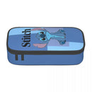 Axyaa Stitch And Angel Love Large Pencil Case for Office, School, Makeup