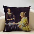Elegant Axyaa 45x45cm Print Cushion Cover for Home, Hotel, Office Décor