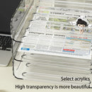 Axyaa 4-Tier Stackable Desk Paper Organizer Tray for Office Desk Organization