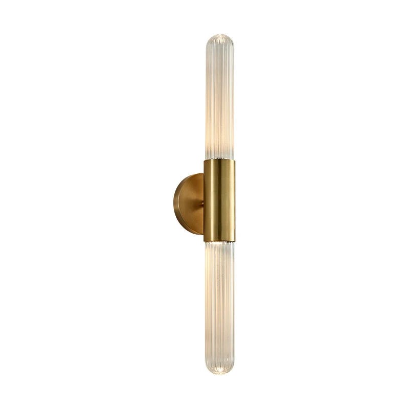Axyaa White Glass Wall Sconce Gold Metal Lighting E27 110-240V