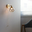 Axyaa Glass LED Wall Lamp for Shower Living Room Kitchen Bathroom Above Mirror