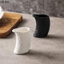 Axyaa Ceramic Gravy Boat Set Creative Kitchen Tool Solid Color Seasoning Pot